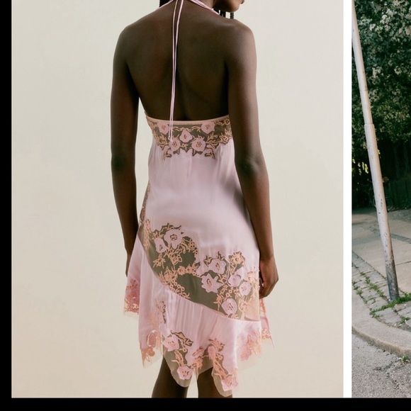 FREE PEOPLE MYSTIC GROOVE EMBROIDERED LACE SLIP - Picture 2 of 7